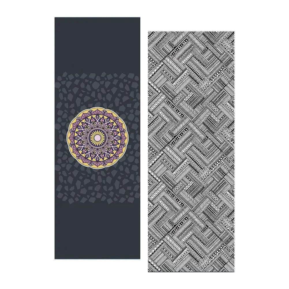 185*63cm Double Sided Yoga Towel Non-slip Portable Travel Yoga Mat Towel Pilates Cover Fitness Workout Yoga Mat Gym Blanket