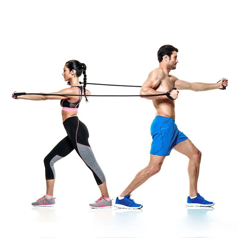 1.2m Elastic Sports Bands Length Yoga Pull Rope Fitness Workout Resistance Training Bands Expander Gym Latex Unisex