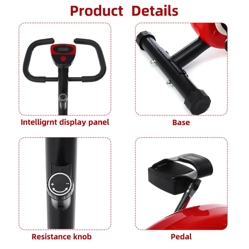 Indoor Sports Fitness Equipment Home Exercise Bike Indoor Cycling Bikes Load Elliptical Bicycle Trainer Workout Exercise Machine