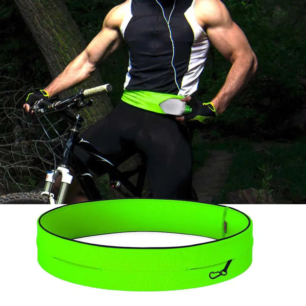 Men Women Running Waist Bag Pouch Mobile Phone Hidden Bag Jogging Belt Cycling Belly Pack Waistbag Wallet Gym Sport Accessories