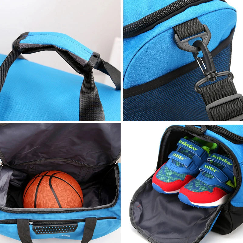 2024 Professional Large Sports Bag Waterproof Gym Bag Large Capacity PackableDuffle Sports Bag Travel Backpack yoga Bag