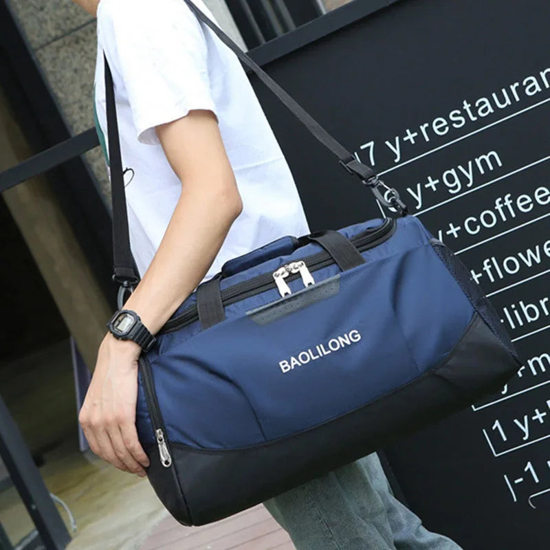 2024 Professional Large Sports Bag Waterproof Gym Bag Large Capacity PackableDuffle Sports Bag Travel Backpack yoga Bag