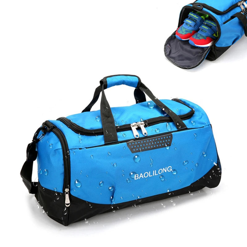 2024 Professional Large Sports Bag Waterproof Gym Bag Large Capacity PackableDuffle Sports Bag Travel Backpack yoga Bag