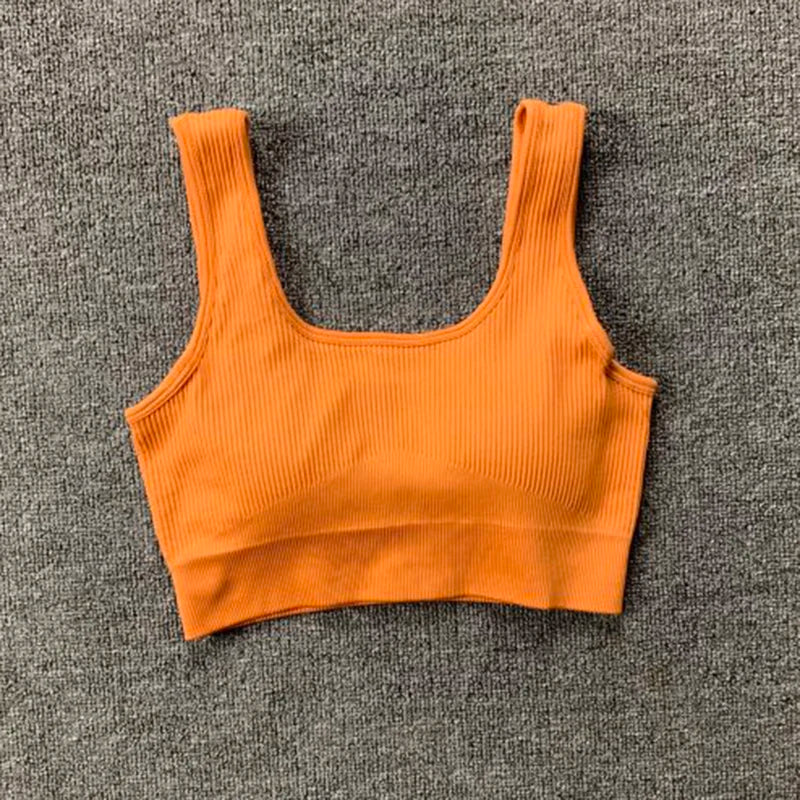 Women Seamless Yoga Suit Fitness U-shaped Sports Bra High Waist Leggings Workout Sportswear Active Wear Running Gym Clothes