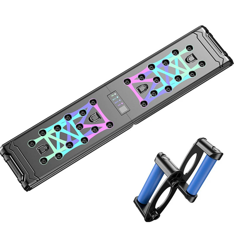 88cm Counting Folding Push Up Board Multifunctional Exercise Abdominal Muscle Enhancement Gym Sports Portable Fitness Equipment