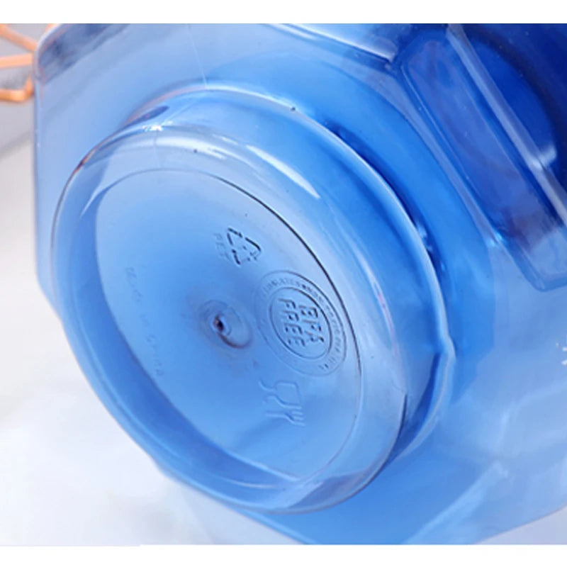 500/1500/2600ML Sports Water Bottles Fitness Dumbbell Leakproof Portable Unbreakable Sports Plastic Bottle Home Gym Training