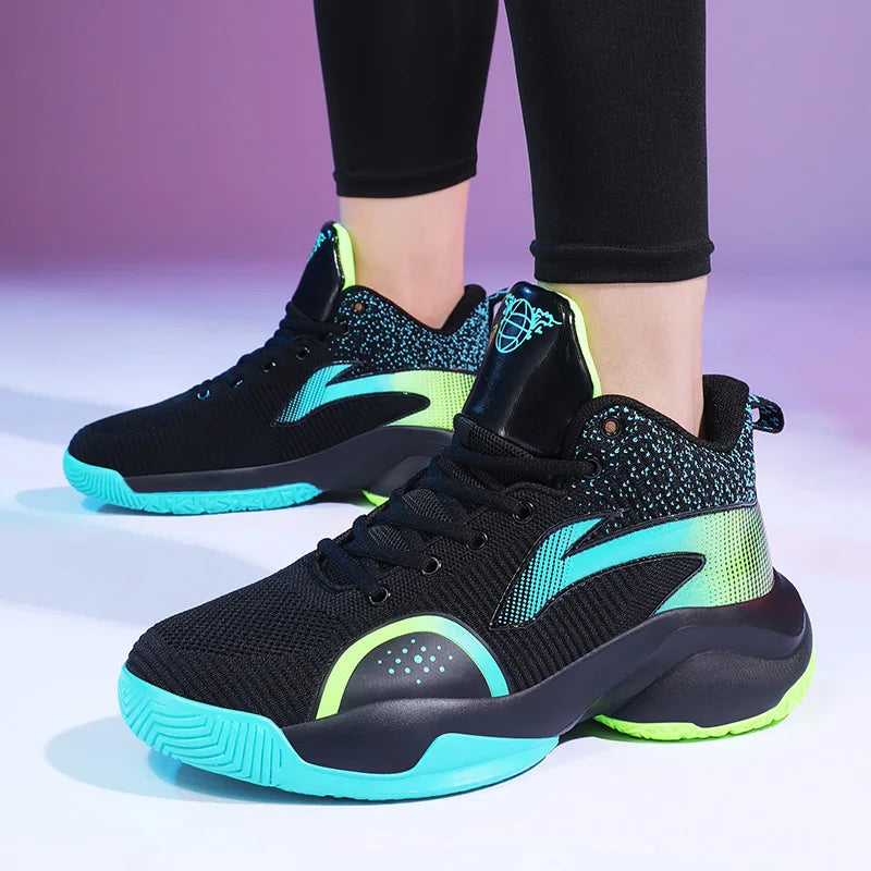 CRLAYDK Fashion High-Top Athletic Men Shoes Breathable Running Arch Support Basketball Sneakers Non Slip Sport Workout Trainers