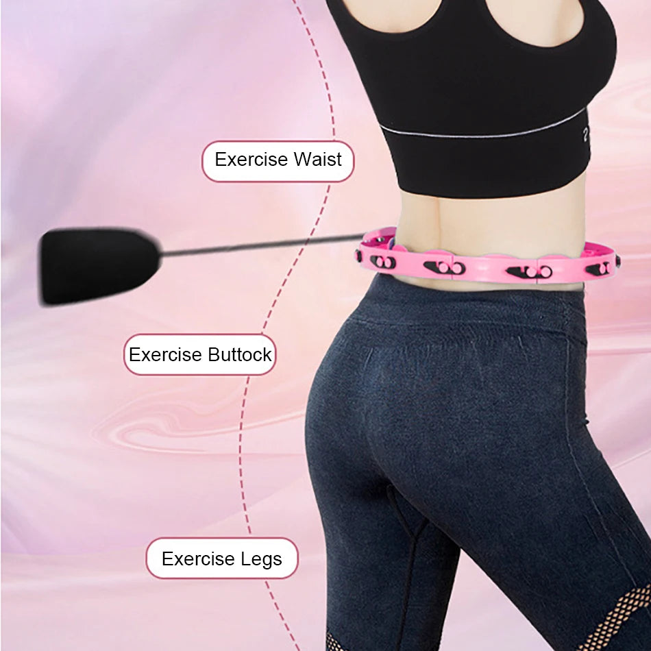 Fitness Sport Hoop Waist Abdominal Thin Waist Exercise Massage Slimming Hoops Gym Equipment Home Training Weight Loss Products
