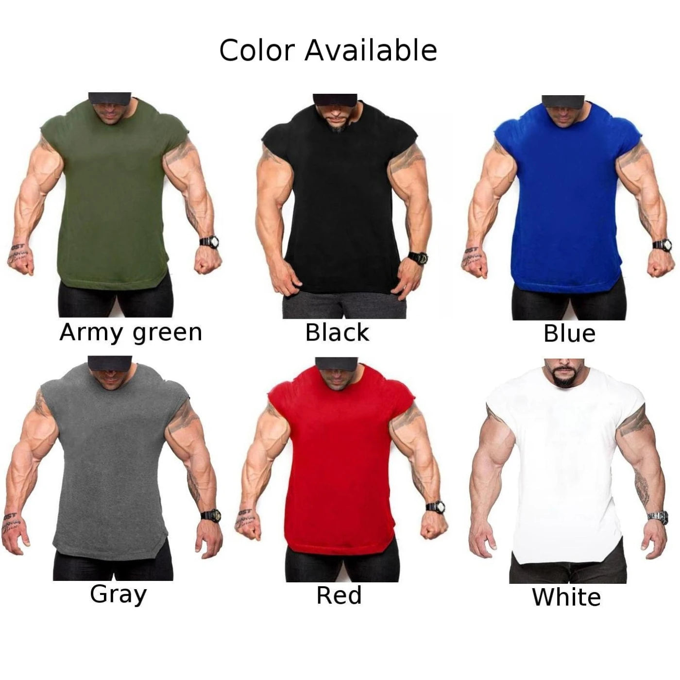 Clothes Mens Tshirt Tees Bodybuilding Tunic Casual Workout Vest Fitness Muscle Quick Dry Running Shirt Singlets