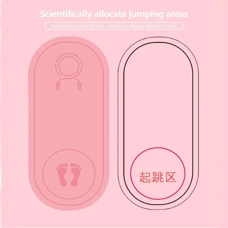 Jump Rope Mat Sound Proof Jump Mat Shock Absorbing Thick Gym Accessories Anti Slip Workout Mat For Home Gym Fitness