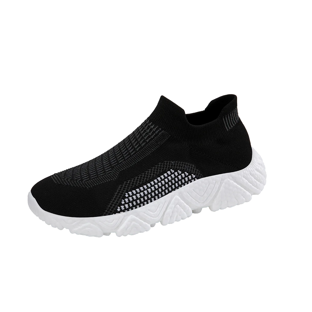 Mens Running Shoes Slip on Walking Tennis Sneakers Lightweight Breathable Mesh Workout Casual Sports Shoes
