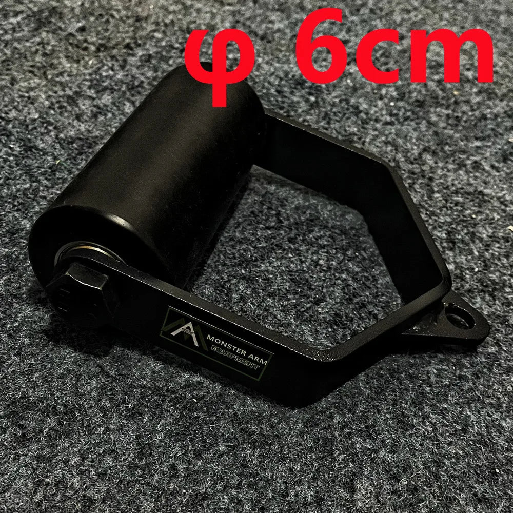 Gym Home Lat Pull Down Pulley Cable Machine Handle Attachment Fitness Arm Wrestling Workout Deadlift D Shape Hand Grip Equipment