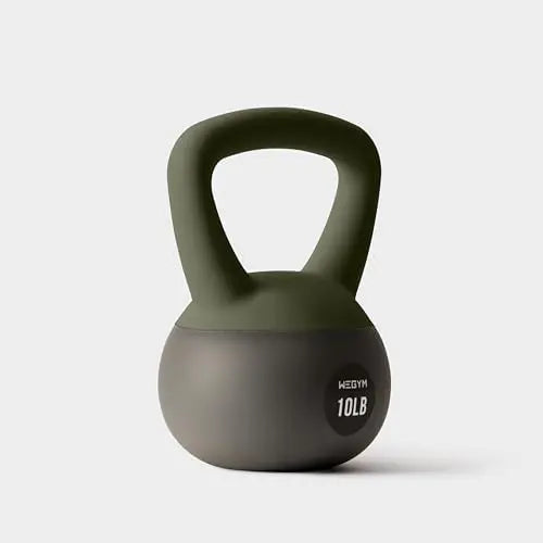 Soft Kettlebells with Cushioned Impact-Resistant Base and Anti-Slip, Wide-Grip Handle for Home Workouts, Weightlifting, and Pers