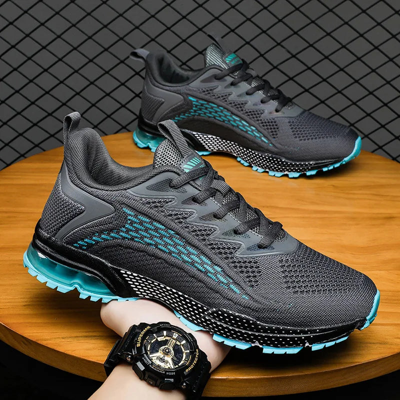 CYYTL Men's Air Shoes Running Tennis Sport Gym Jogging Walking Sneakers Breathable Workout Trainers for Fitness Designer Luxury