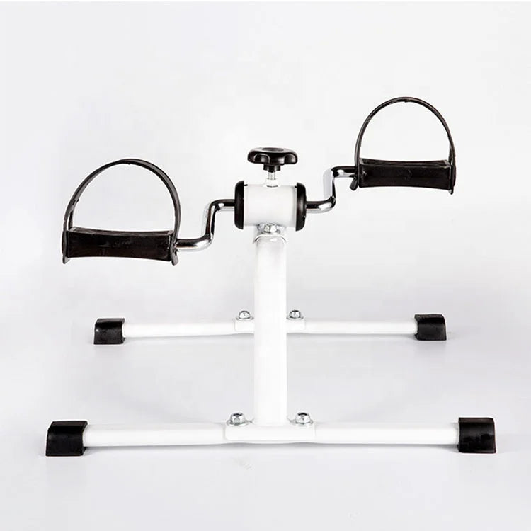 Folding Under Desk Bike Pedal Exerciser for Arm and Leg Workout Mini Peddler Machine Suitable for Home Office