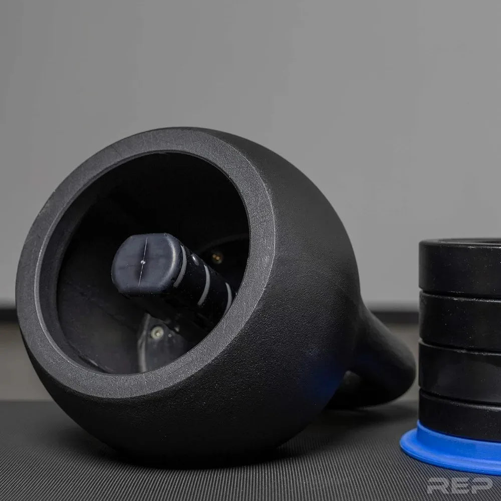 Adjustable Kettlebell with Matte Powder Coating – Quickly Select From Multiple KG or LB Weight Options for HIIT