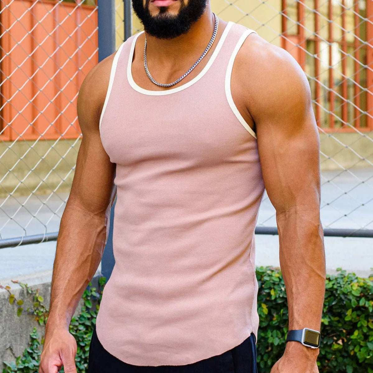 2023 Summer Bodybuilding Tank Tops Gym Workout Fitness Sleeveless Shirt Quick-drying Running Tank Tops Male Clothes Sports Vest