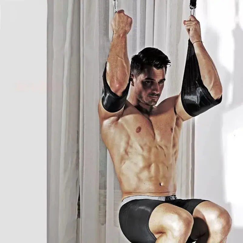 Ab Straps Pull Up Bar Sling For Muscle Building Wide Abdominal Straps Bodyweight Exercises Products For Playground Gym