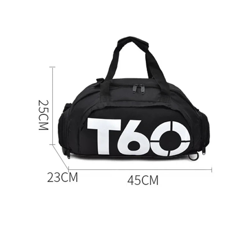 New Sport Gym Bag Men Women Outdoor Waterproof Separate Space For Shoes pouch Fitness Hide Backpack sac de