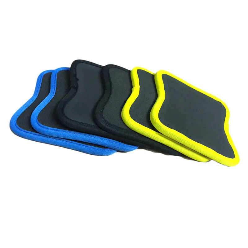 1 Pair Rubber Grip Pads For Weightlifting Gym Workout Gloves Eliminate Hand Sweat Workout Mats