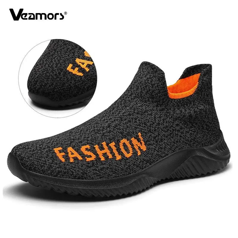 Men Walking Shoes Lightweight Women Breathable Sneakers Slip-on Comfortable Soft Shoes Cushioning Jogging Workout Size 35-45