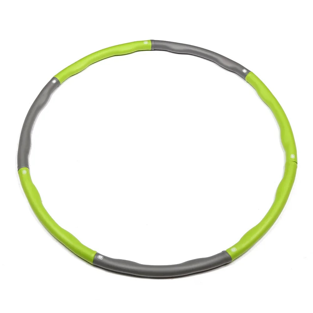 8 Sections 96CM Portable Detachable Sport Hoops Exercise Fitness Gym Tool Hoop Weight Loss Waist Trainer Ring Workout Equipment