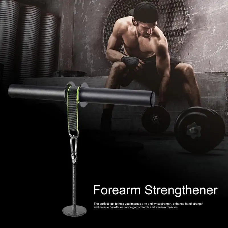 Fitness Forearm Strength Trainer Wrist Training Roller Training Equipment Arm Workout Muscle Exercises Bar Arm Wrist Roller