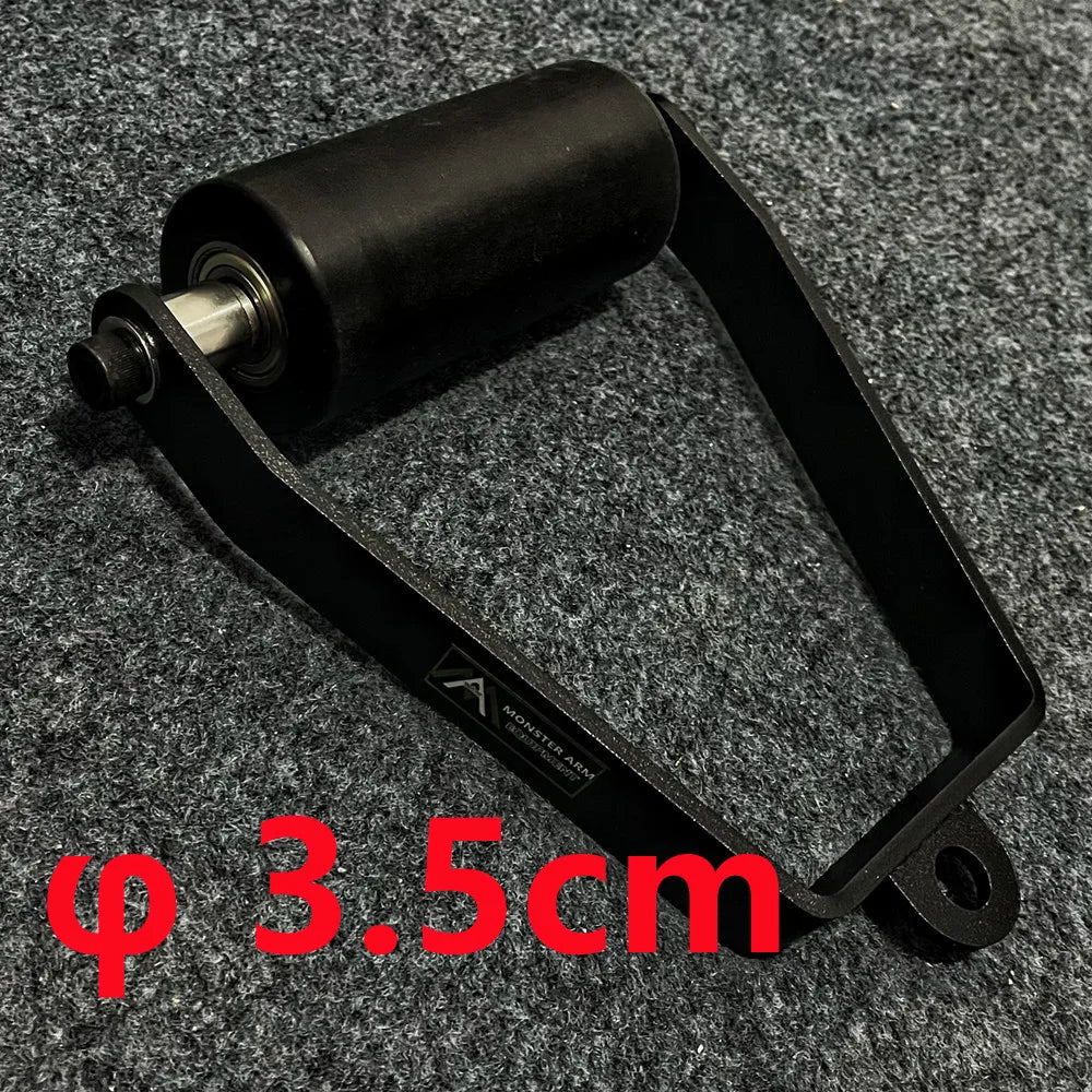 Gym Home Lat Pull Down Pulley Cable Machine Handle Attachment Fitness Arm Wrestling Workout Deadlift D Shape Hand Grip Equipment