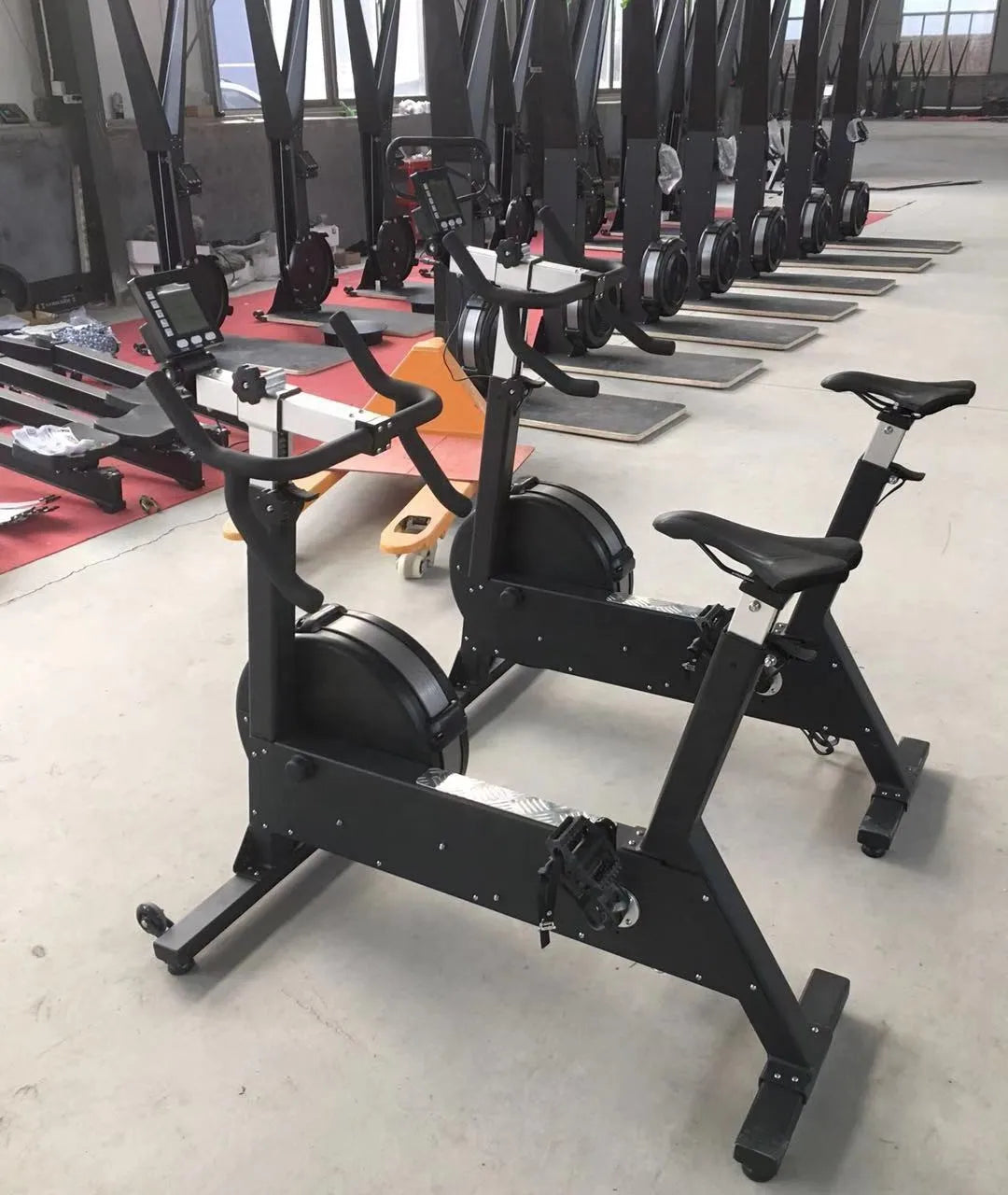 Hot Sale Commercial Exercise Fan Bicycle Dynamic Workout Cardio Gym Equipment Air Resistance Bike