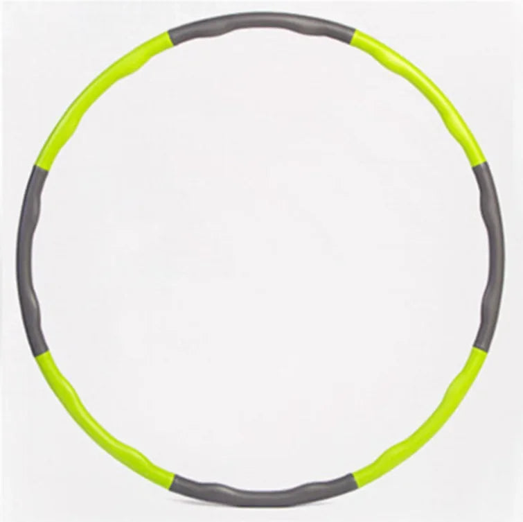 8 Sections 96CM Portable Detachable Sport Hoops Exercise Fitness Gym Tool Hoop Weight Loss Waist Trainer Ring Workout Equipment
