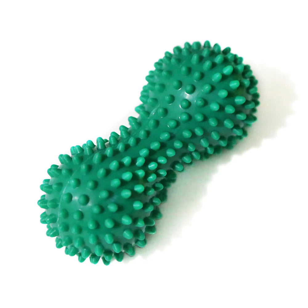 1/2/4PCS Peanut PVC Yoga Supplies with Thorns Workout Massage Ball Trigger Point Inflated Air Muscle Massager Foot Massage