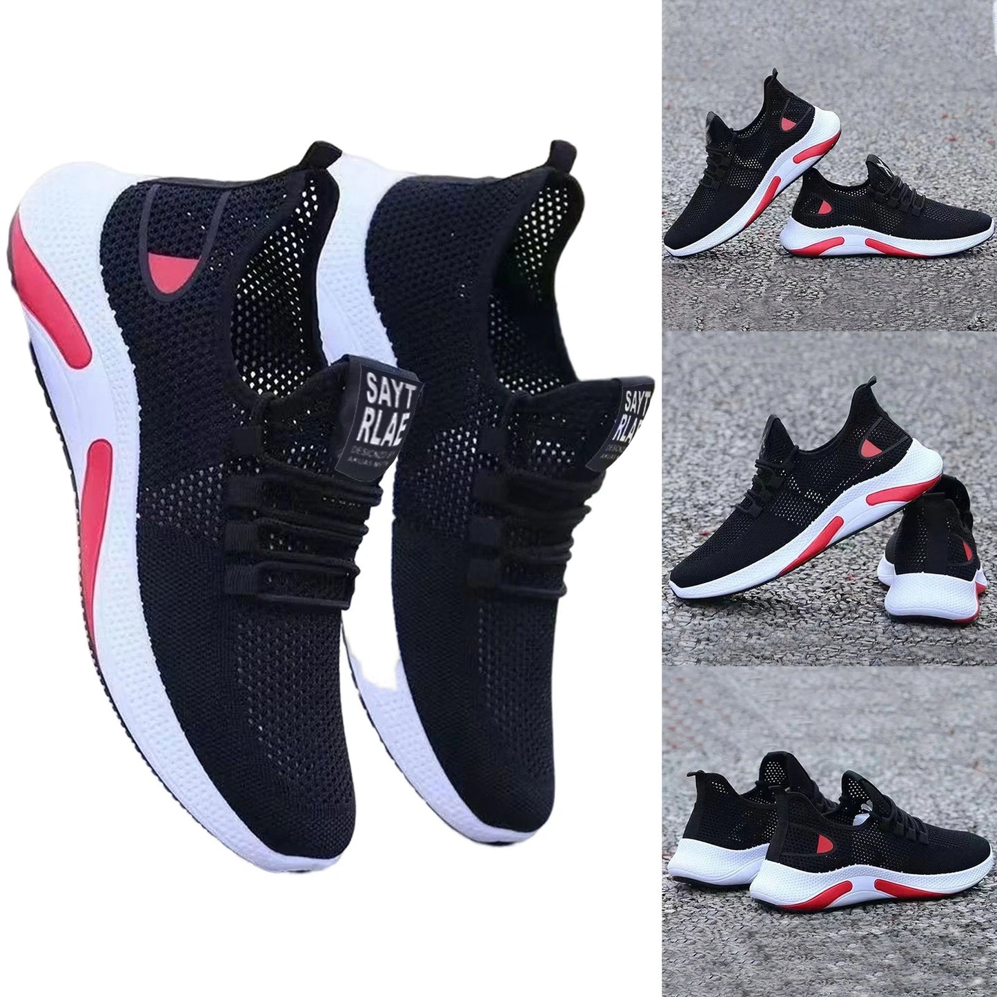 Mens Running Shoes Walking Shoes Comfortable Mesh Soft Sole for Outdoor Workout Gym