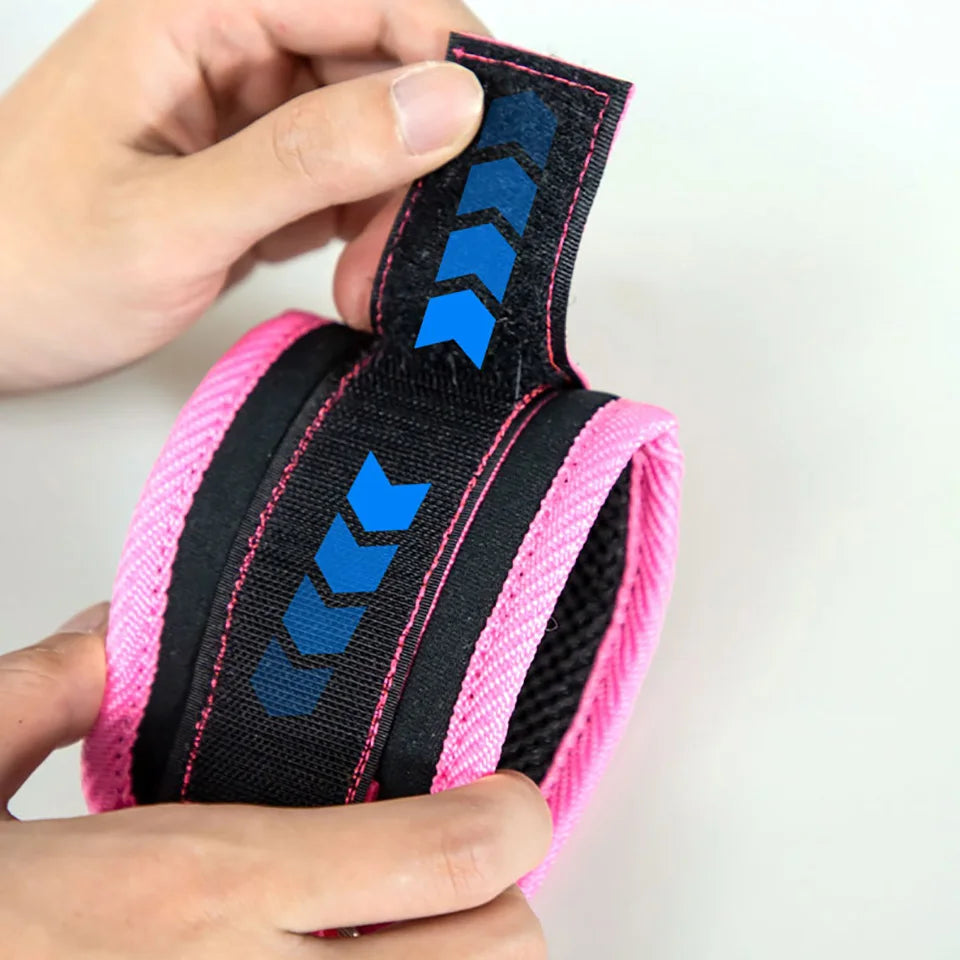 Ankle Straps Double D-Ring Adjustable Foot Support Padded Cuffs Ankle Weight Leg Training Brace Support Sport Safety Abductors