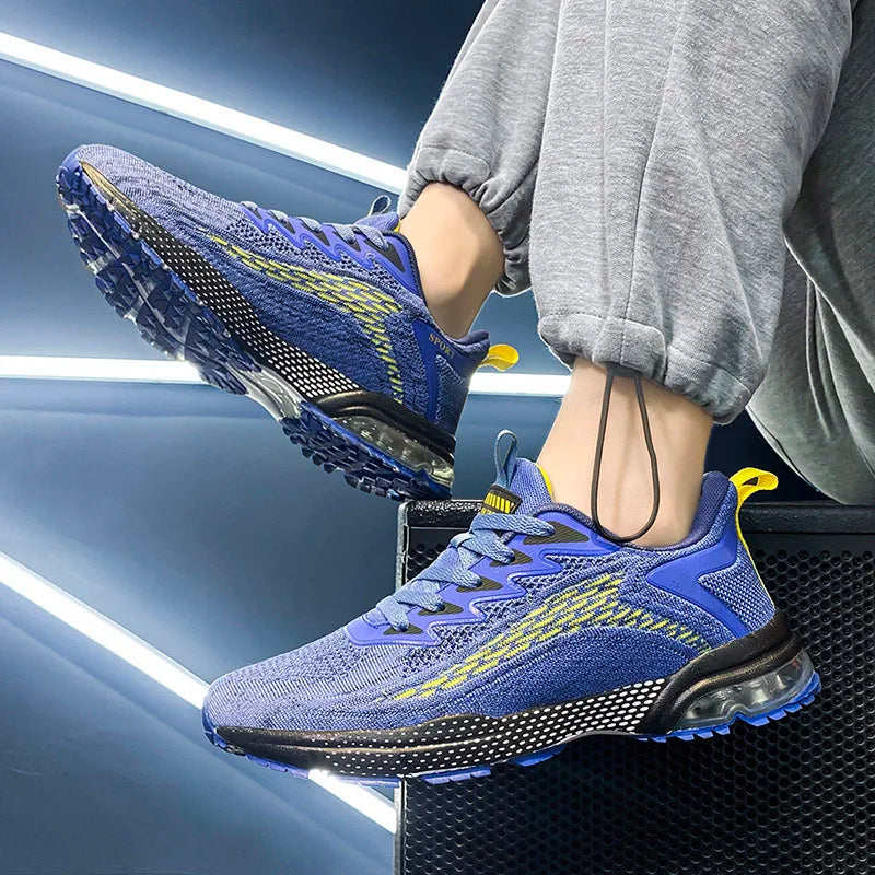 CYYTL Men's Air Shoes Running Tennis Sport Gym Jogging Walking Sneakers Breathable Workout Trainers for Fitness Designer Luxury