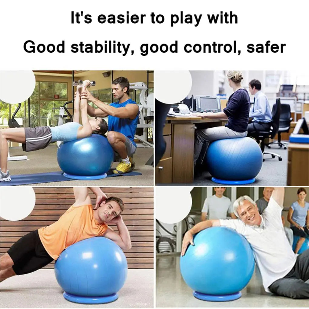 Ball Fixer Fitness Rings Yoga Supplies Workout Smooth Surface Multipurpose Balance Inflatable Positioning Stabilizer