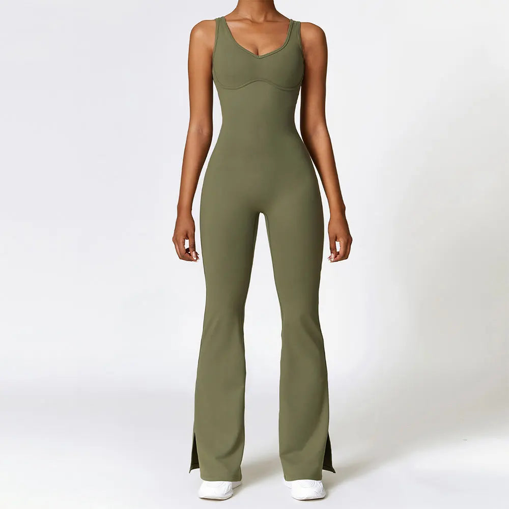 Jumpsuit Yoga Set One Piece Outfit Fitness Bodysuit Gym Set Push Up Workout Clothes Women Sportwear Women Tracksuit Activewear