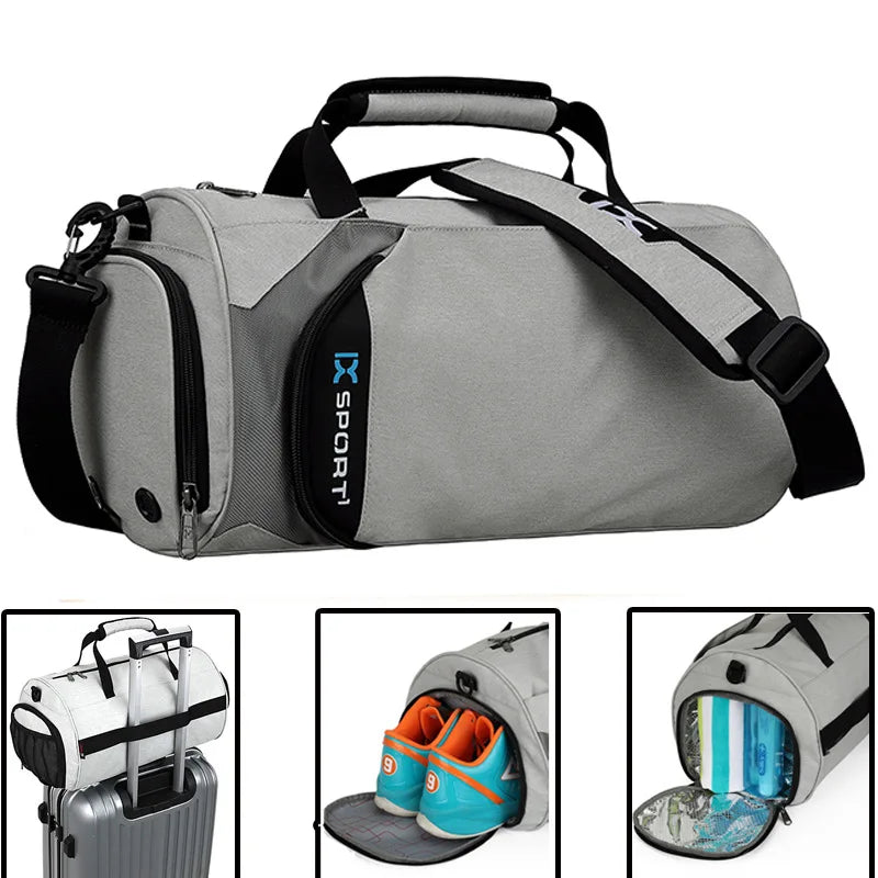 2023 Men Gym Bags for Training Bag Tas Fitness Travel Sac De Sport Outdoor Sports Swim Women Dry Wet Gymtas Yoga Shoes Bag