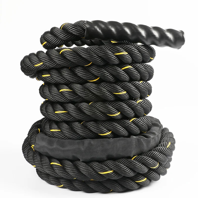 Weighted Jump Rope Gym Outdoor Home Fitness Exercise Physical Training Battle Rope Battling Strength Training Fitness Rope