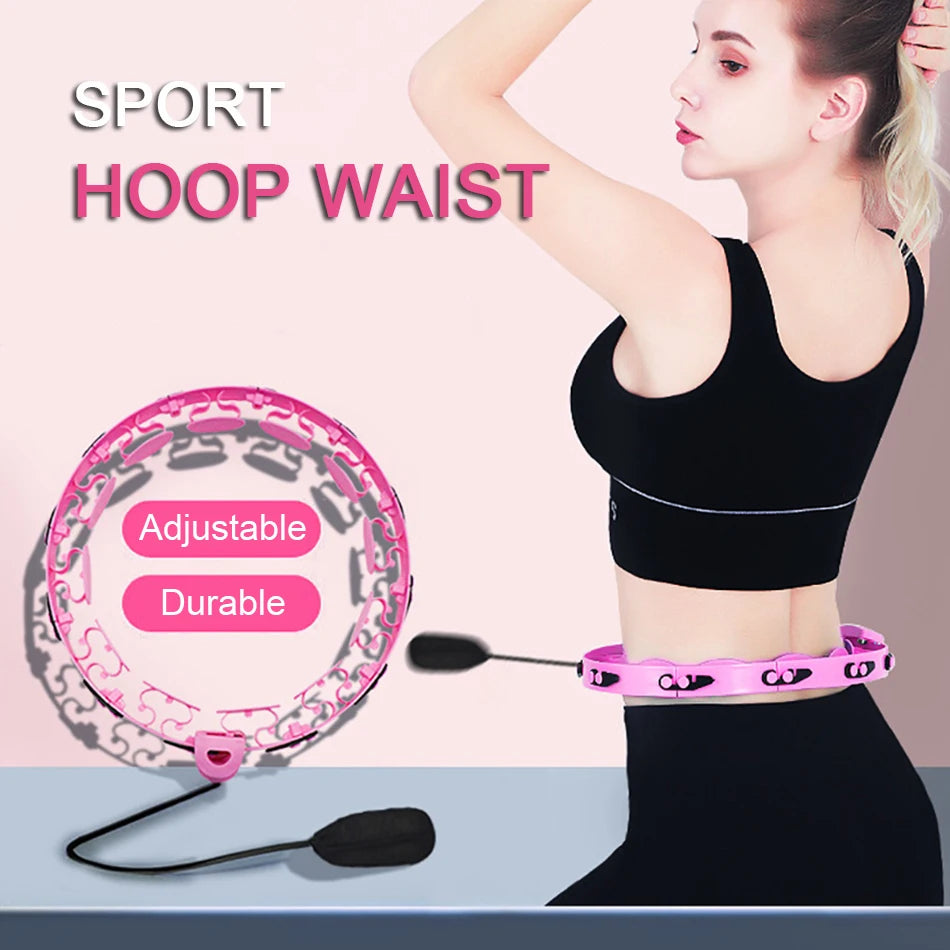 Fitness Sport Hoop Waist Abdominal Thin Waist Exercise Massage Slimming Hoops Gym Equipment Home Training Weight Loss Products