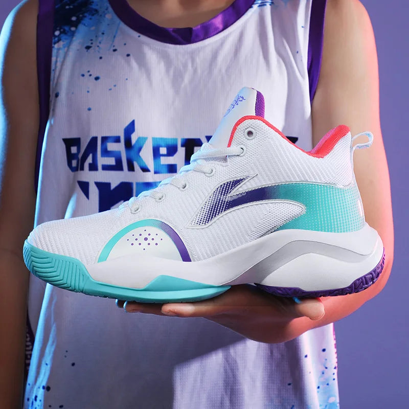 CRLAYDK Fashion High-Top Athletic Men Shoes Breathable Running Arch Support Basketball Sneakers Non Slip Sport Workout Trainers
