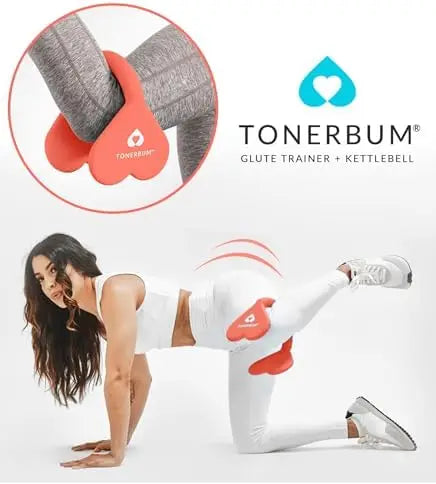 Patented Kettlebell Dumbbell Weight for Women and Men - Iron Core Booty Exercise Weights for Glute, Butt & Legs Training - D