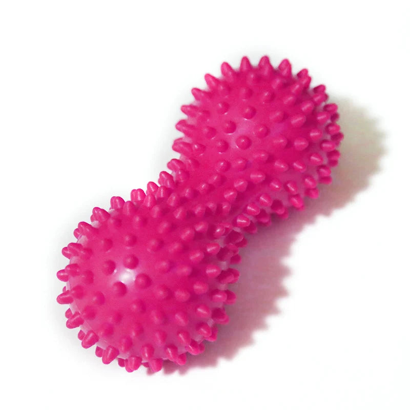 1/2/4PCS Peanut PVC Yoga Supplies with Thorns Workout Massage Ball Trigger Point Inflated Air Muscle Massager Foot Massage