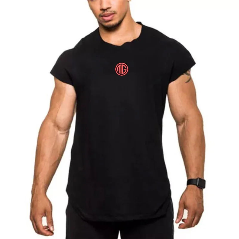 Cotton Man Canotte Bodybuilding Clothes New Brand Mens Tank Tops Shirt Workout Gym Top Sports Clothing Vest Sleeveless