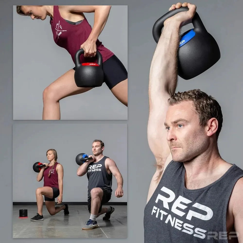 Adjustable Kettlebell with Matte Powder Coating – Quickly Select From Multiple KG or LB Weight Options for HIIT