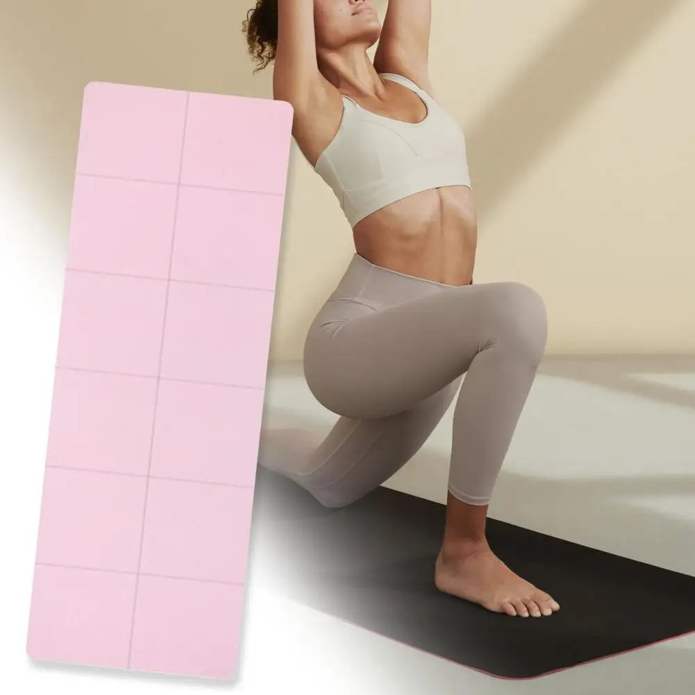 Sports Fitness Mat Yoga Mat Foldable Vibration Damping Sweat-absorbing Soft Non-slip TPE Indoor Workout Pad Nap Pad Cushion