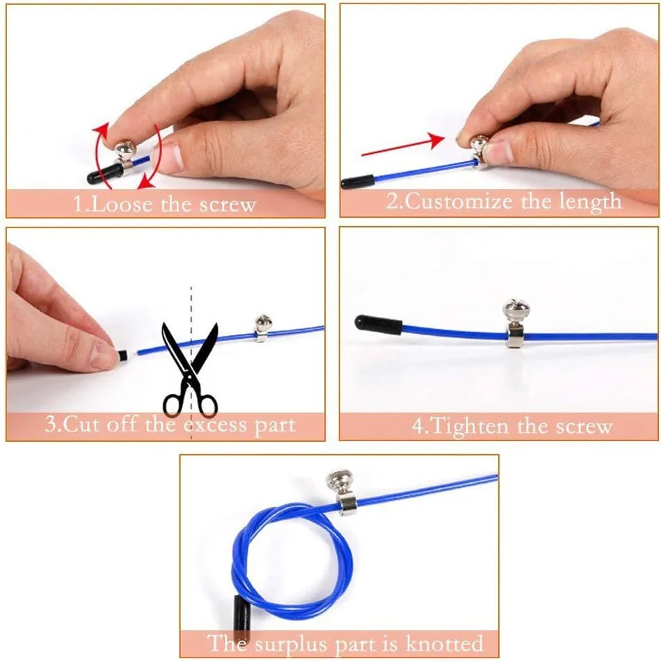 WorthWhile Crossfit Jump Rope Professional Speed Bearing Skipping Fitness Workout Training Equipement MMA Boxing Home Exercise