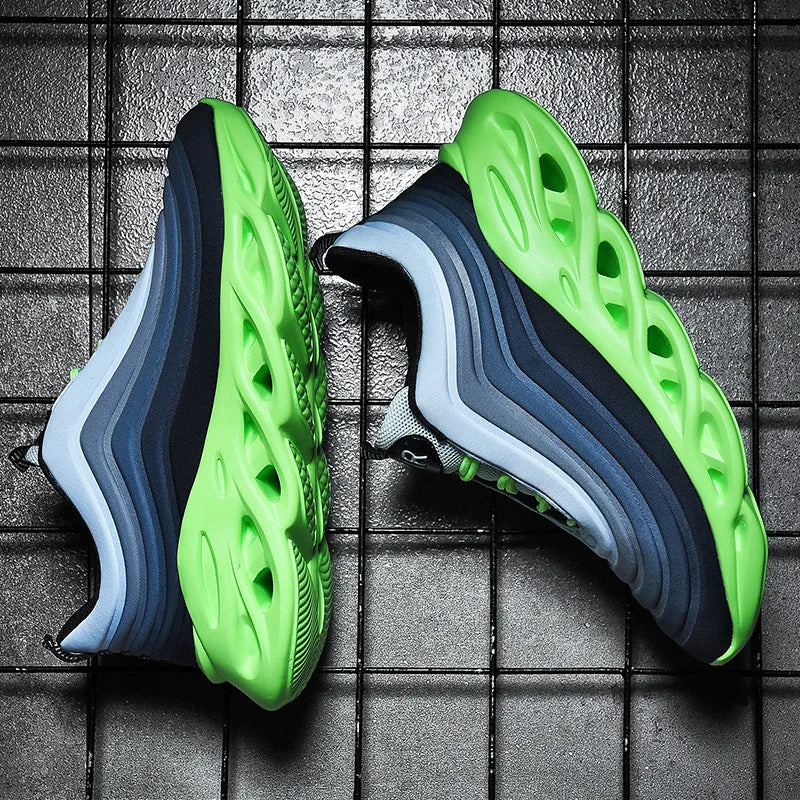 Men's Jogging Running Shoes Trainers Athletic Sneakers Air Cushion Sneakers Mens Workout Walking Sneakers Training Sports Shoes
