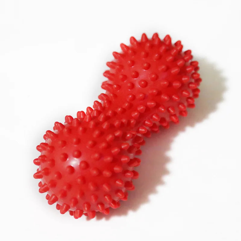 1/2/4PCS Peanut PVC Yoga Supplies with Thorns Workout Massage Ball Trigger Point Inflated Air Muscle Massager Foot Massage