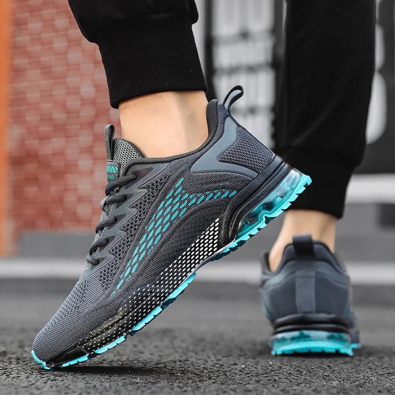 CYYTL Men's Air Shoes Running Tennis Sport Gym Jogging Walking Sneakers Breathable Workout Trainers for Fitness Designer Luxury