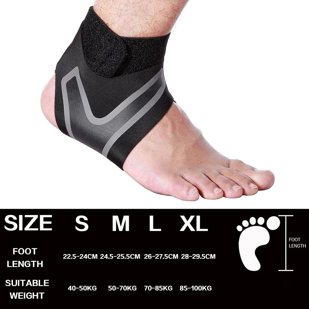 WOSWEIR 1 PC Fitness Sports Ankle Brace Gym Elastic Ankle Support Gear Foot Weights Wraps Protector Legs Power Weightlifting